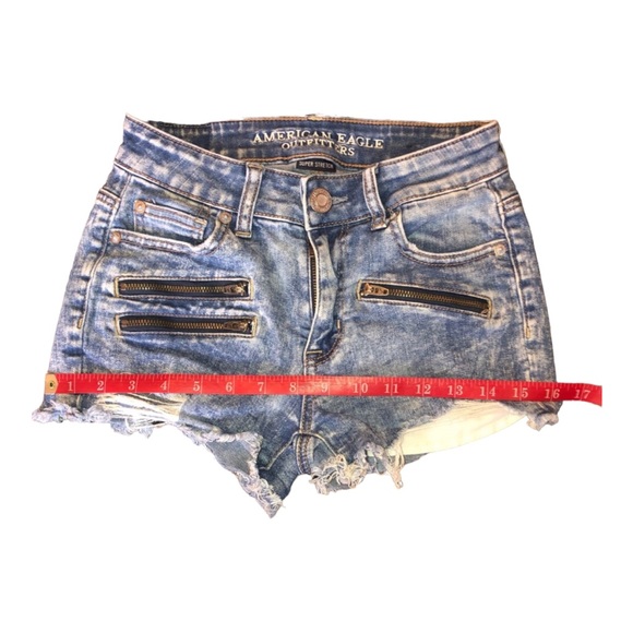 American Eagle Outfitters High Rise Shortie Super Stretch Size 0 - Picture 5 of 12